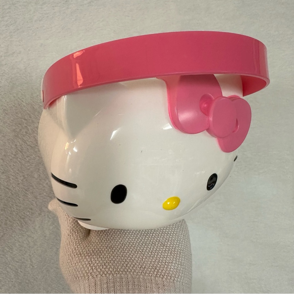 Hello Kitty Pink and White Plastic Container Organizer 5.5”